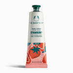 The Body Shop Strawberry Hand Cream 30 ML on white background.