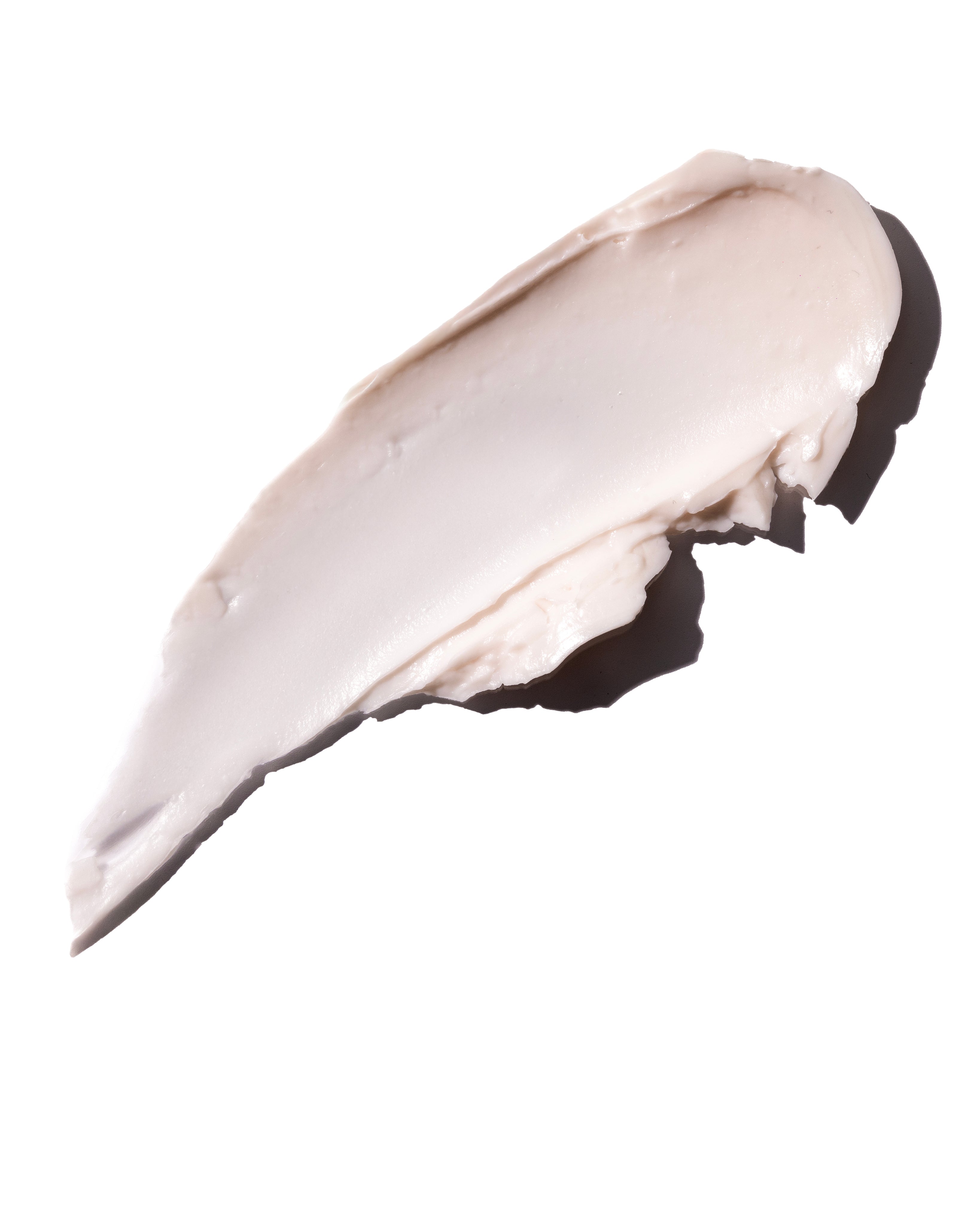 Creamy texture of British Rose Body Butter 200ml on a clean, uniform background