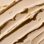 Close-up of Olive Body Butter showcasing its smooth texture.