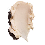 Close-up of creamy Coconut Body Butter 200ml against a clean backdrop, showcasing its rich texture.
