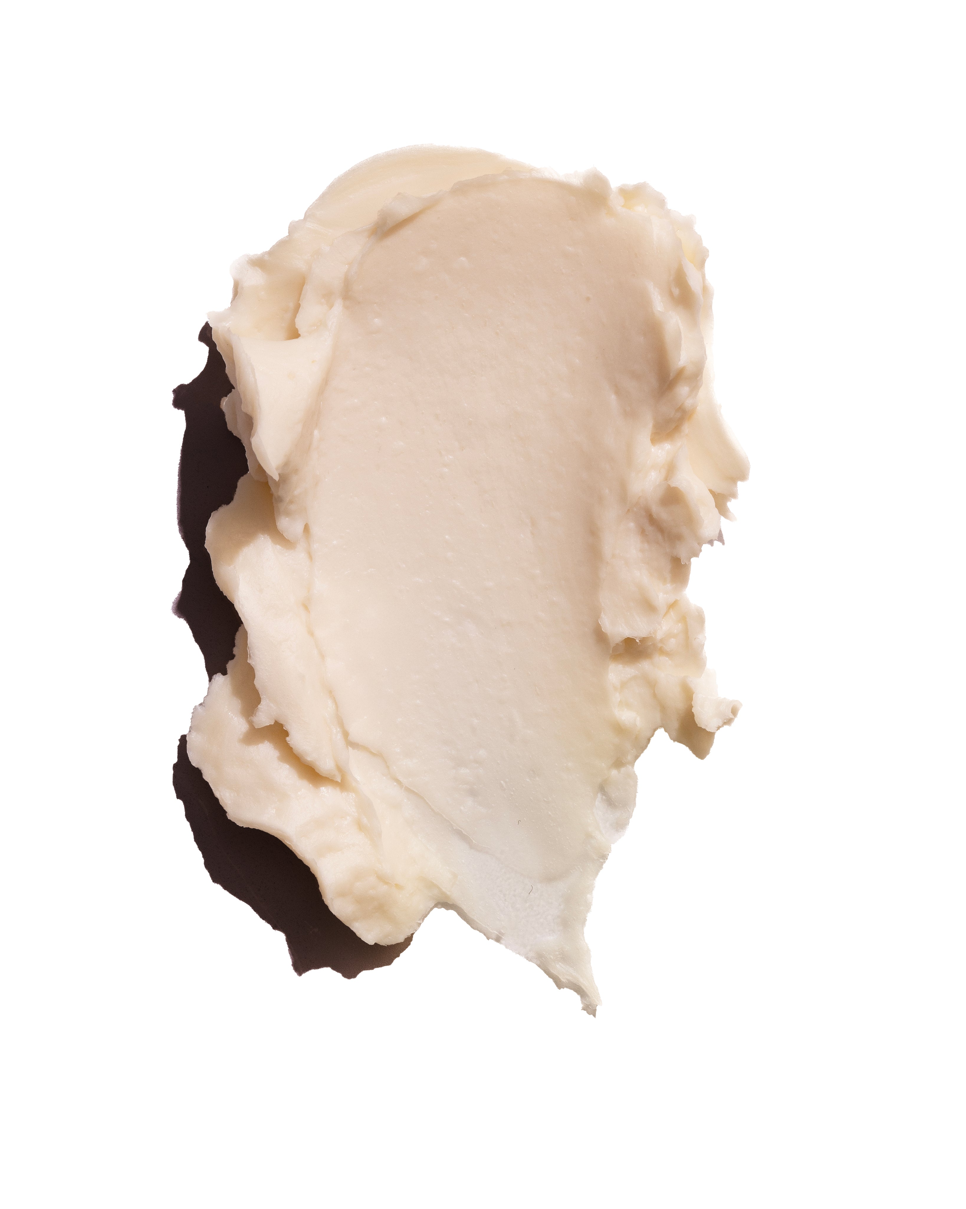 Close-up of creamy Coconut Body Butter 200ml against a clean backdrop, showcasing its rich texture.