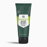 Green Tea & Lemon Mattifying Moisturiser 100 ML on plain background, showcasing vibrant green and white packaging.