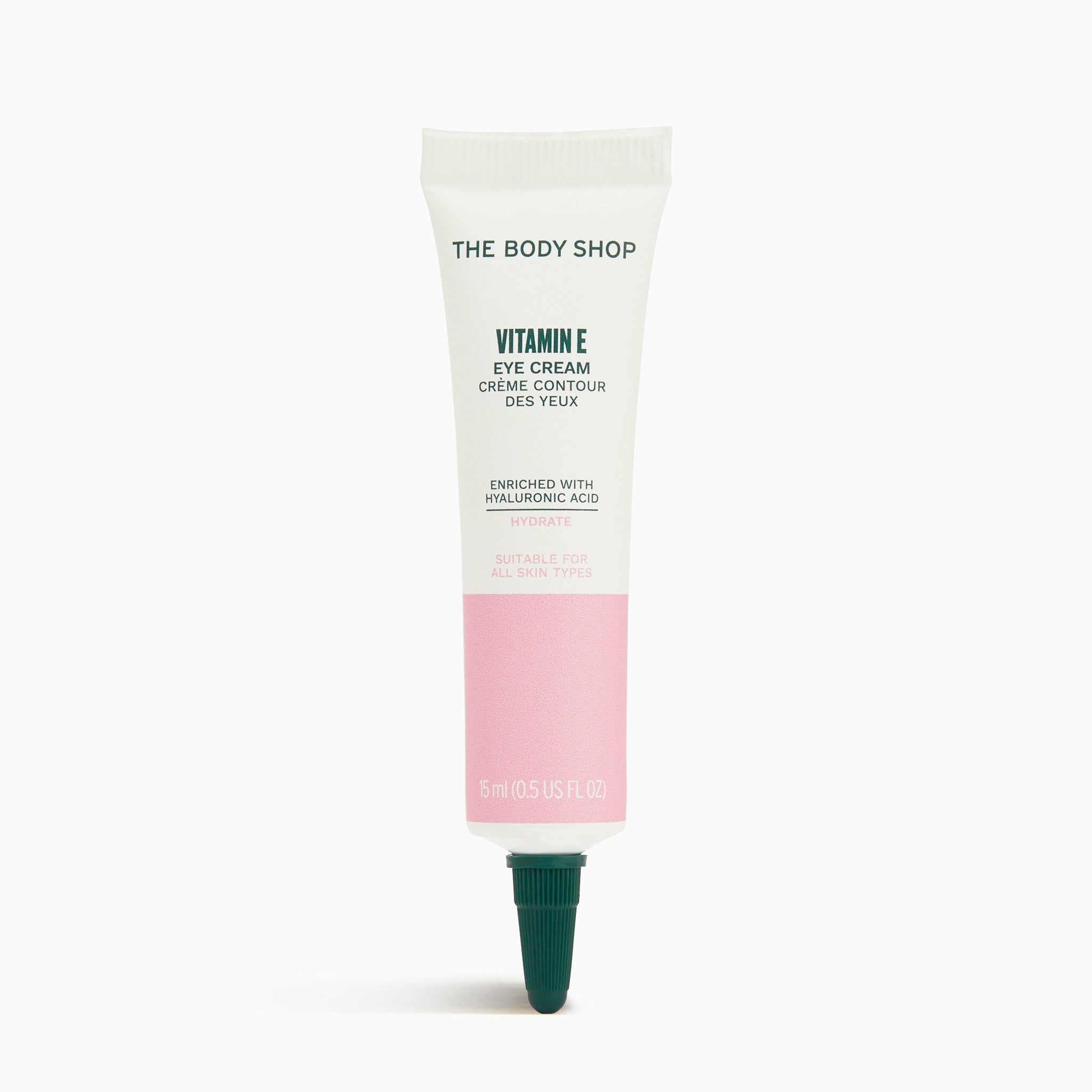 The Body Shop Vitamin E Eye Cream 15ml on a clean white background