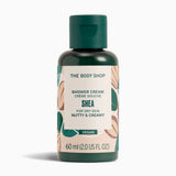 The Body Shop Shea Shower Cream bottle on a white background