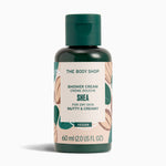 The Body Shop Shea Shower Cream bottle on a white background
