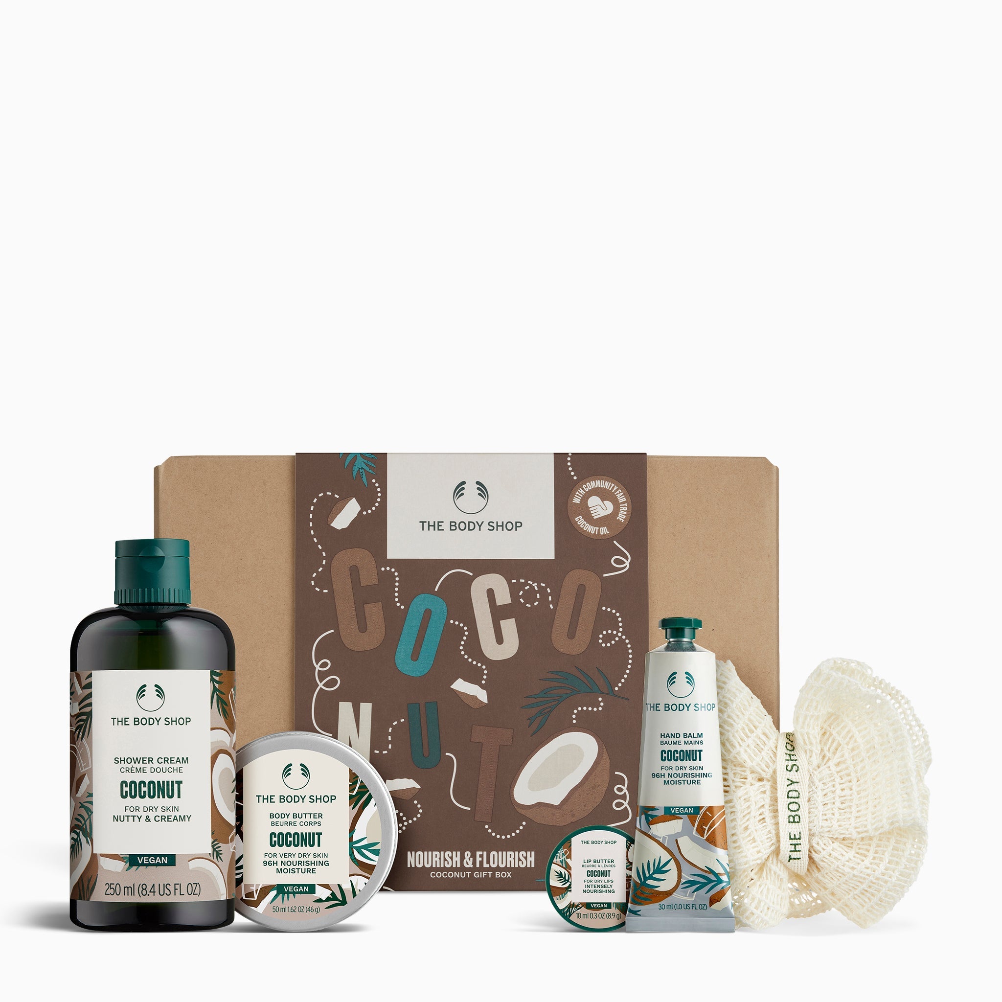 The Body Shop Nourish & Flourish Coconut Gift Box