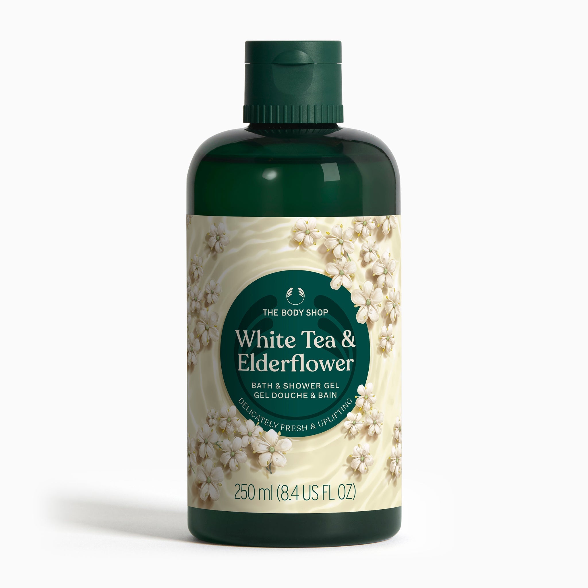 White Tea & Elderflower Bath & Shower Gel - The Body Shop