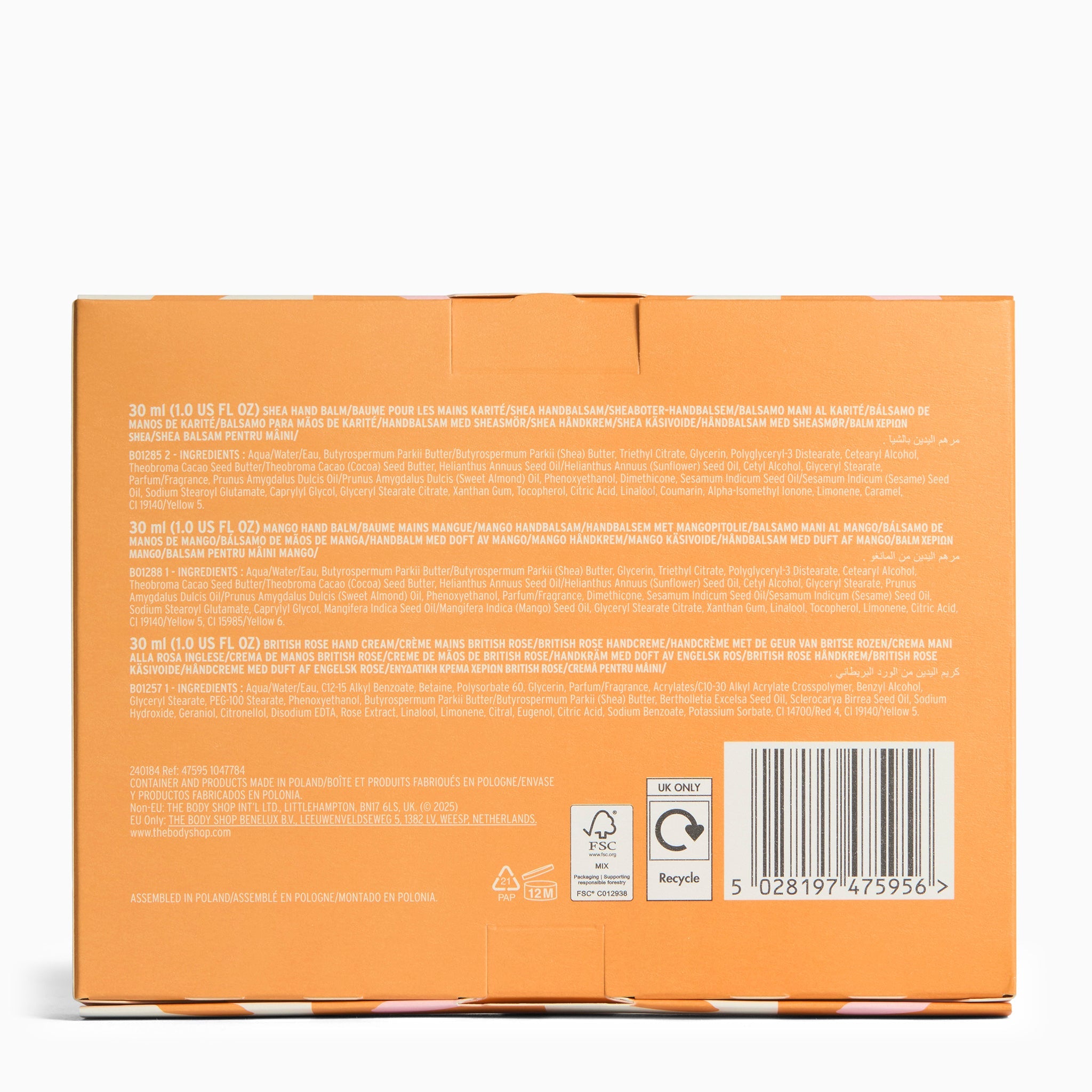 Handcare Trio - tHE bODY sHOP 