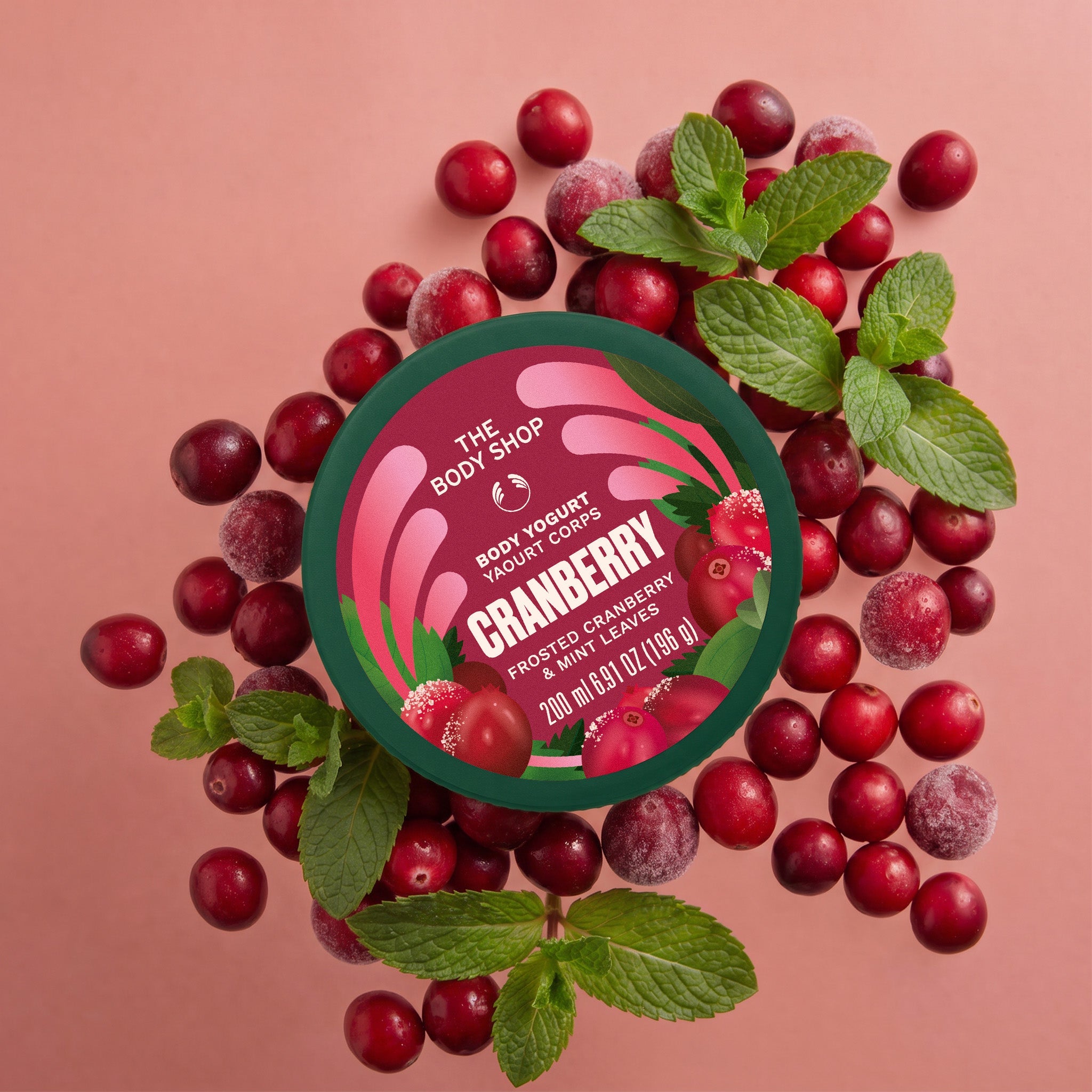 Frosted Cranberry & Mint Leaves Body Yogurt – The Body Shop