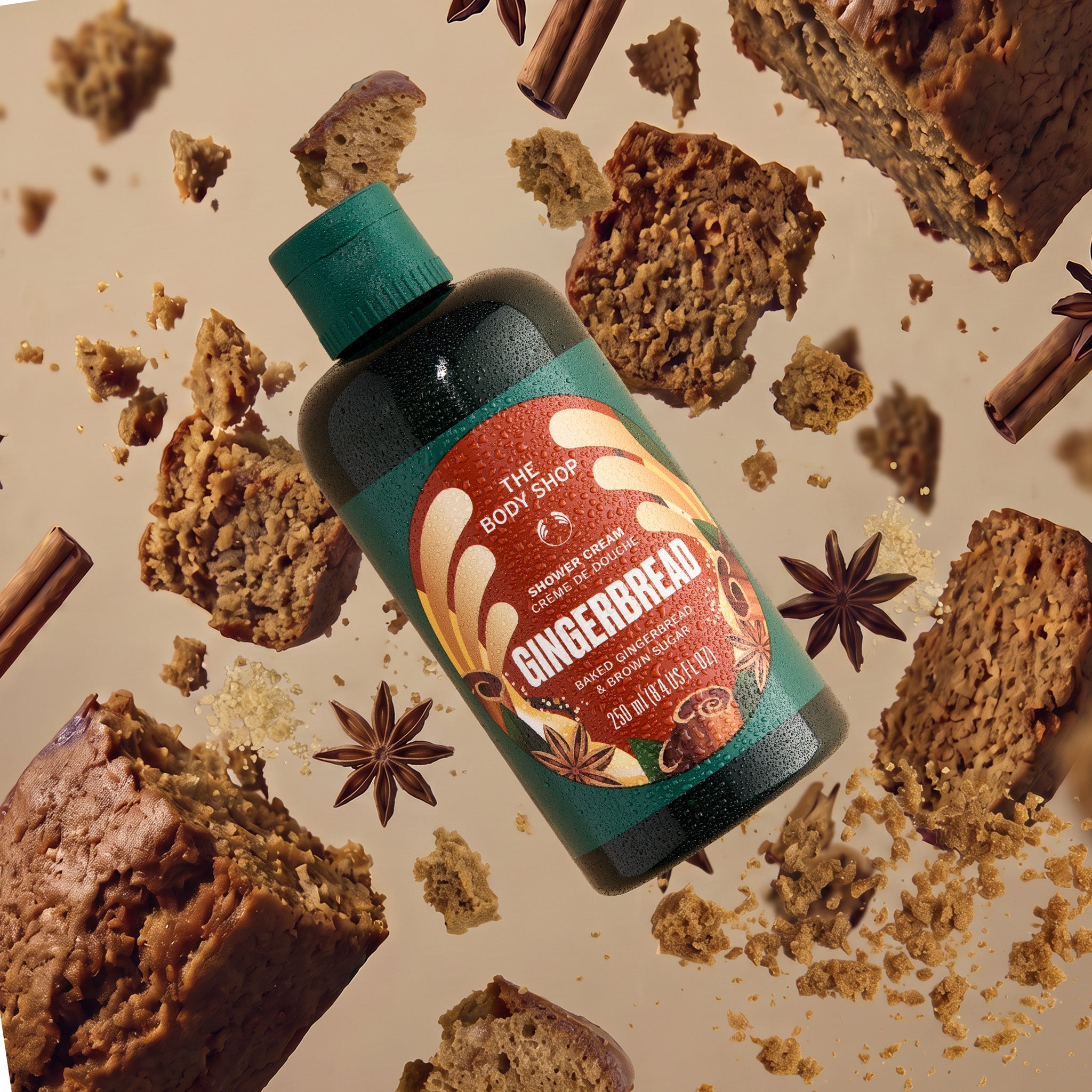 Baked Gingerbread & Brown Sugar Shower Cream 250ml – The Body Shop