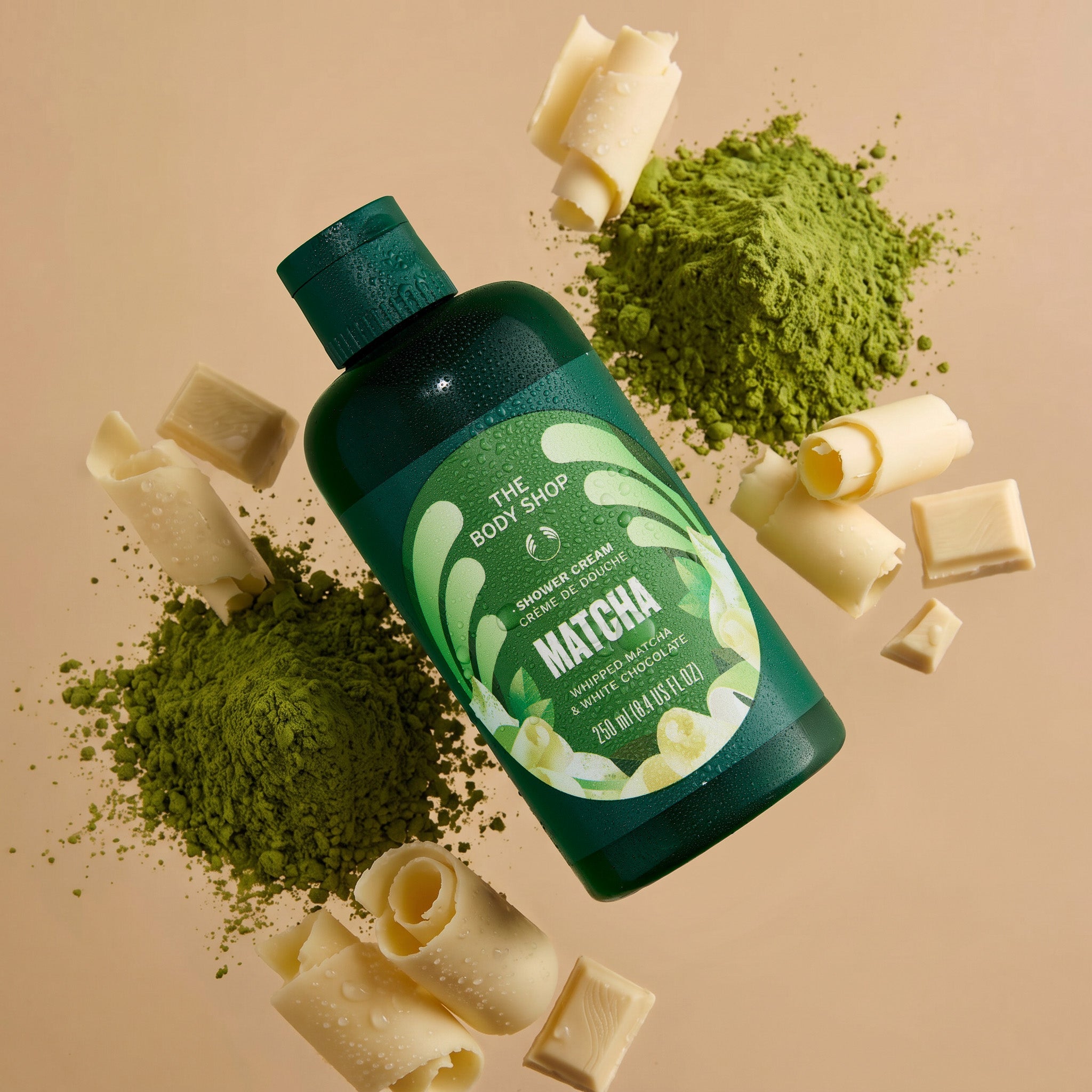 Whipped Matcha & White Chocolate Shower Cream 250ml – The Body Shop