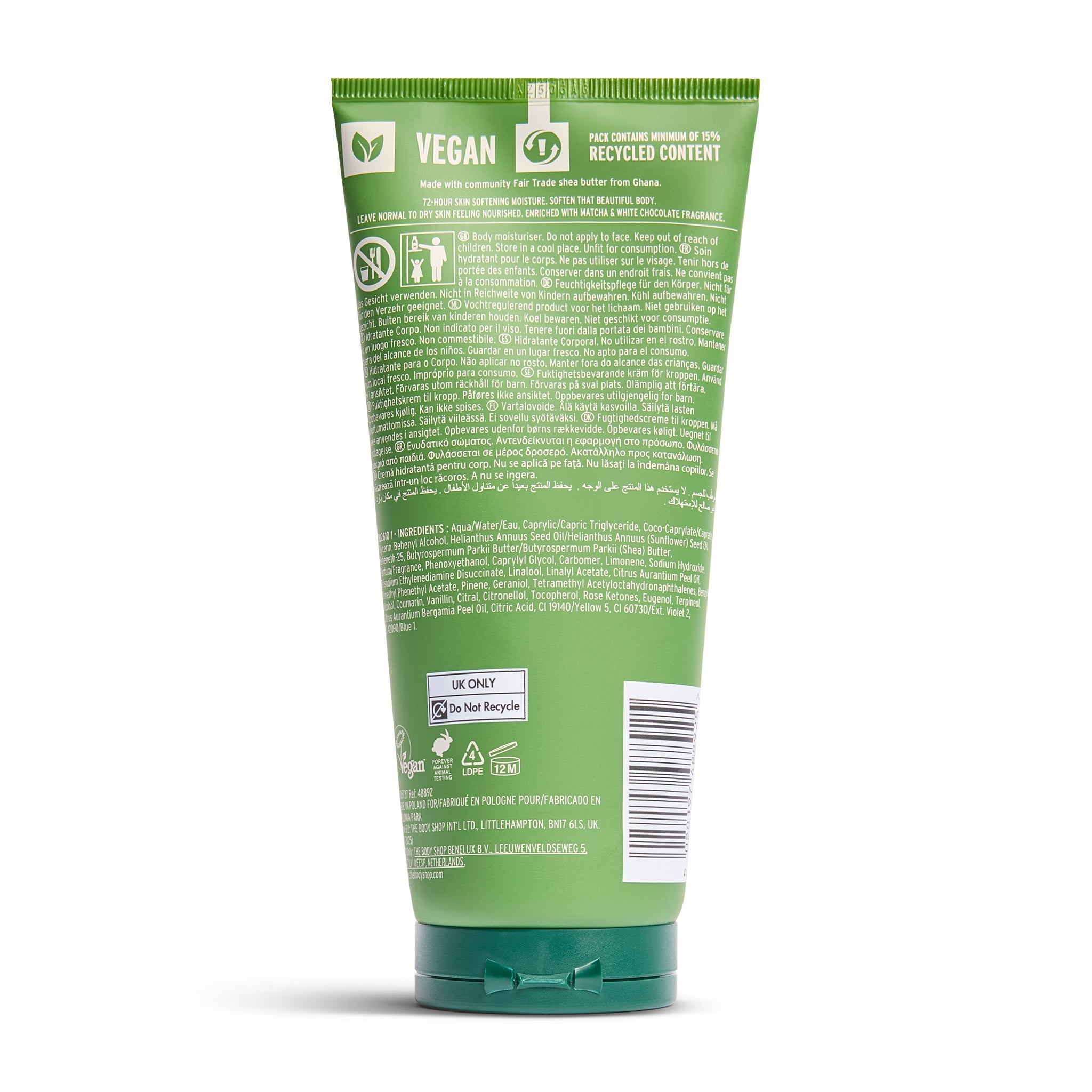 Whipped Matcha & White Chocolate Body Lotion-to-Milk | The Body Shop