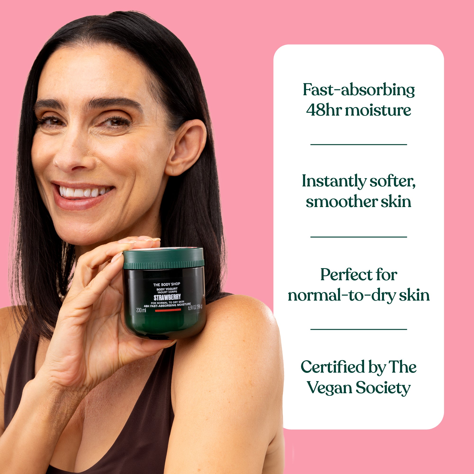 Body Yogurt Strawberry Additional Benefits and Reasons to Believe