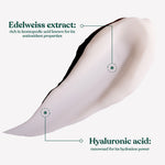 Bouncy Sleeping Mask Edelweiss Hero Ingredients and Benefits