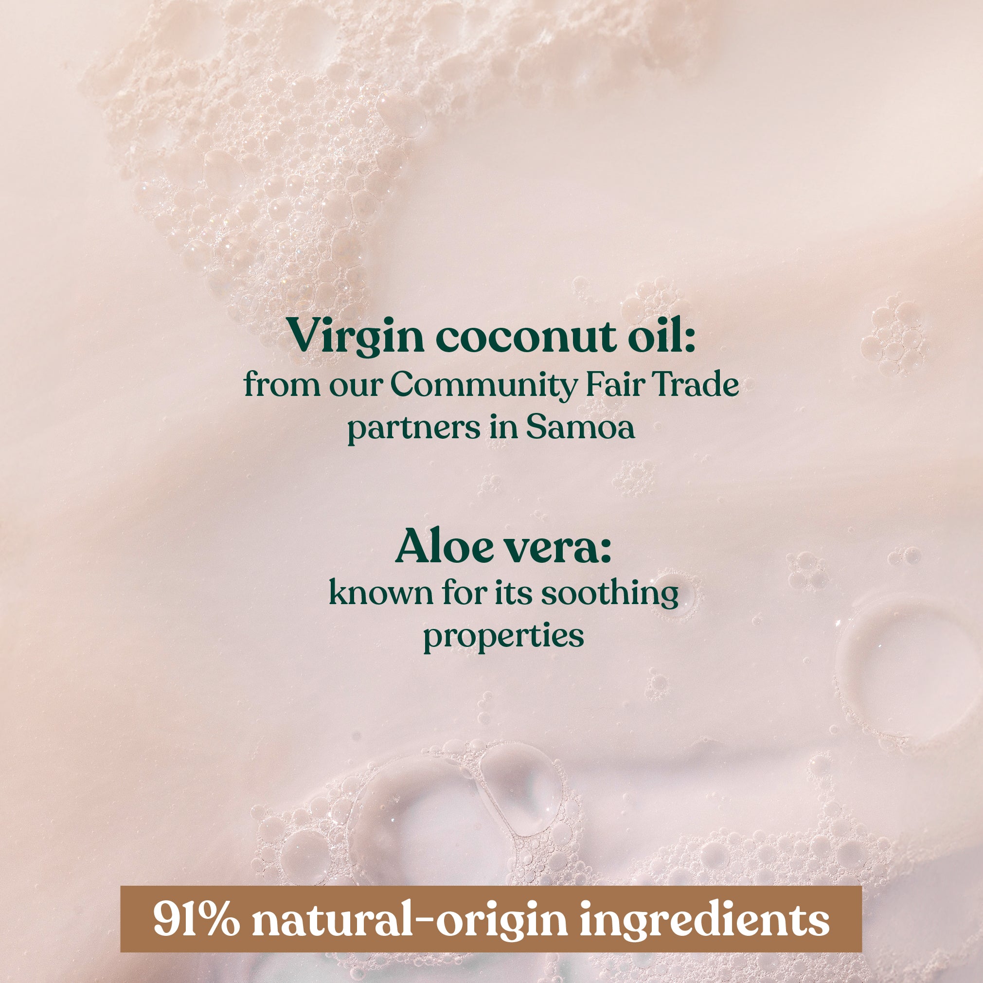 Coconut Shower Cream Hero Ingredients and Benefits