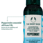 Foot & Leg Mist Peppermint  Hero Ingredients and Benefits