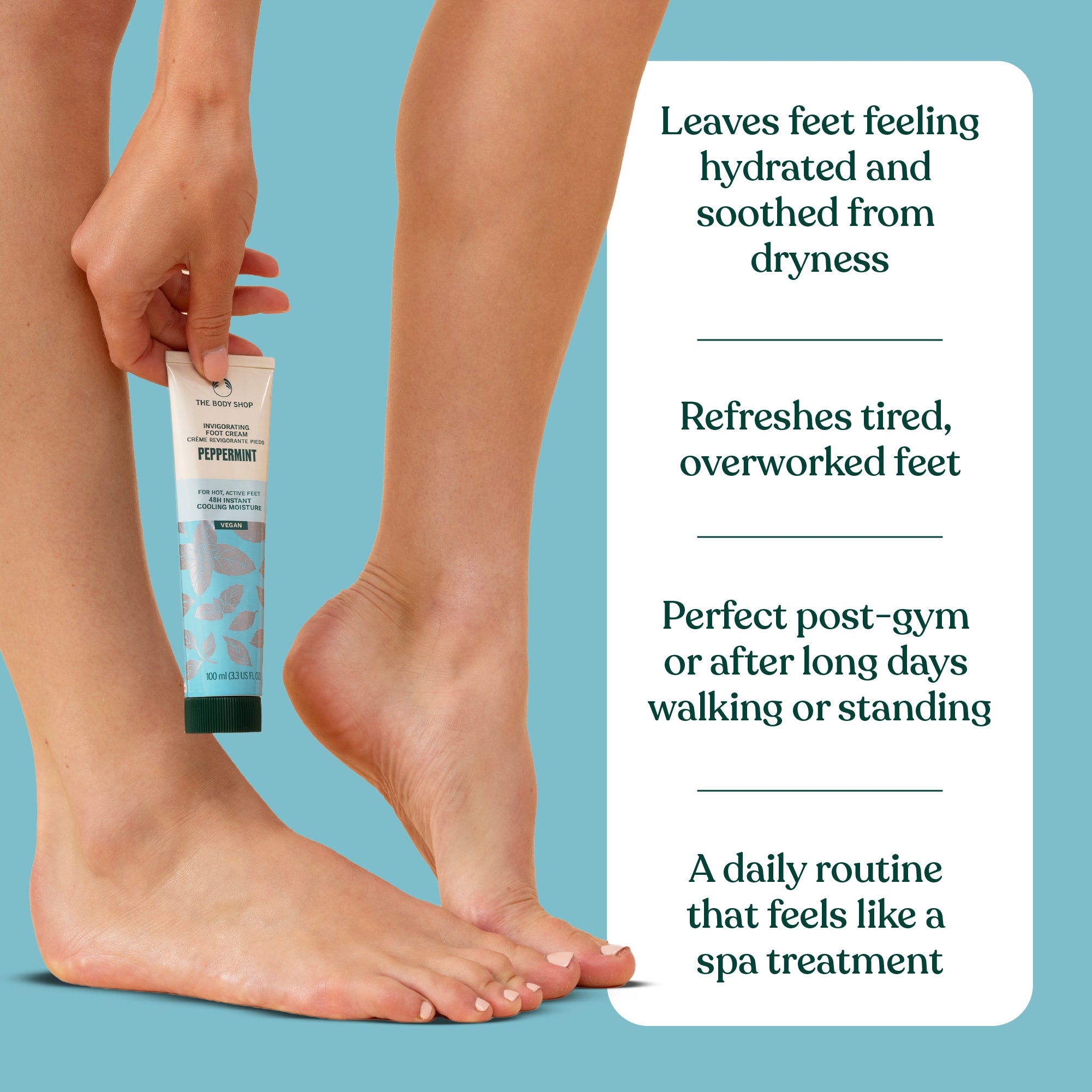 Foot Treatment Peppermint  Additional Benefits and Reasons to Believe