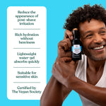 Maca Root & Aloe Post Shave Gel  Additional Benefits and Reasons to Believe