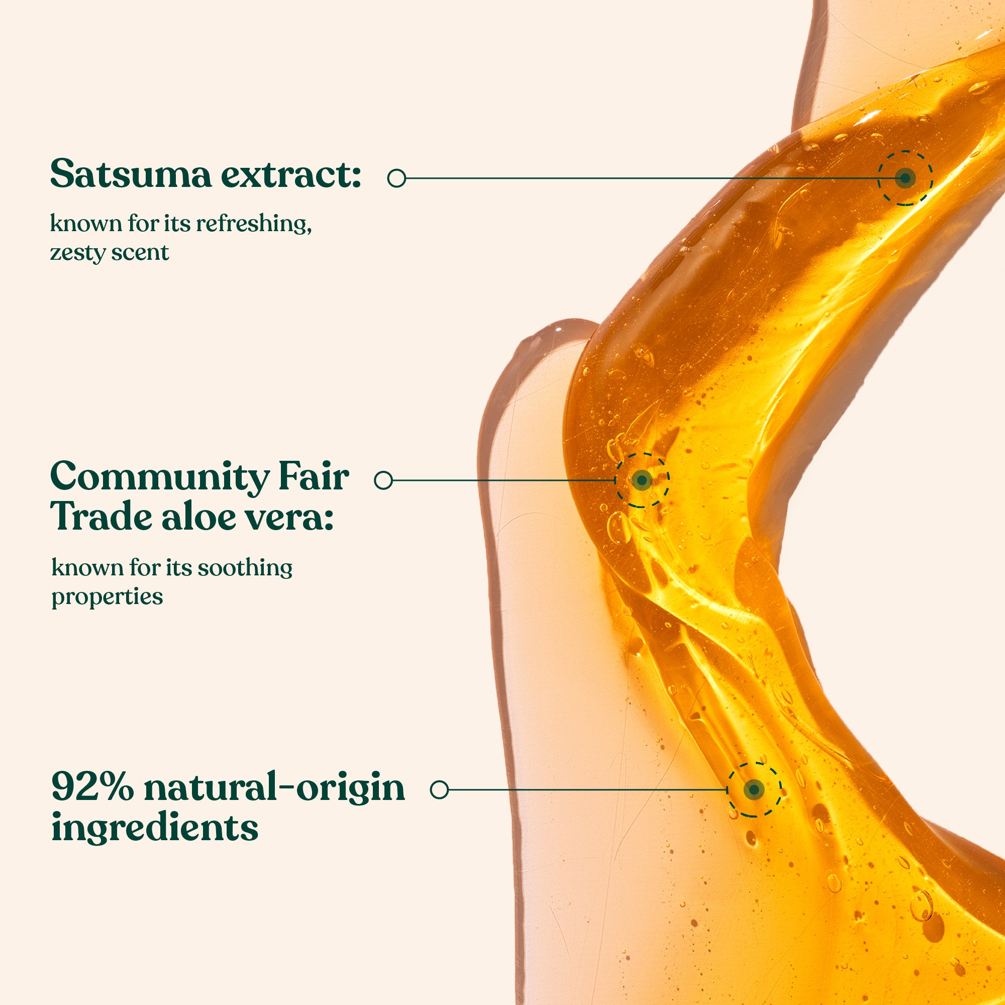 Satsuma Shower Gel V1 - Product in Use with Model