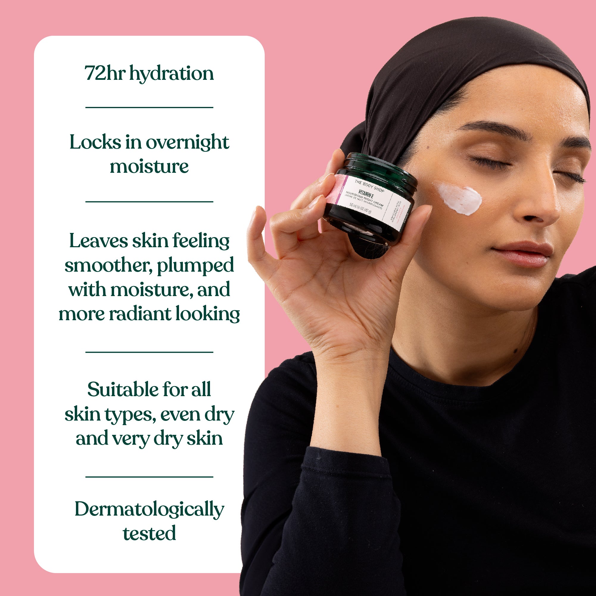 Vitamin E Nourishing Night Cream Additional Benefits and Reasons to Believe